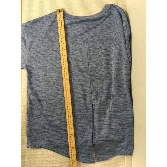 Xersion Womens Top Size 3XL Quick-Dri Blue Long Sleeve Thumb Holes Long Back - Picture 11 of 12